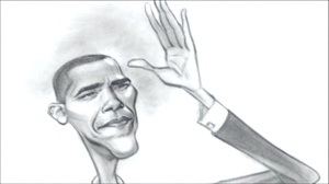 Obama Caricature